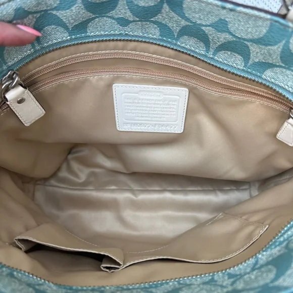 Coach Chelsea Heritage Monogram Tote - Picture 4 of 9